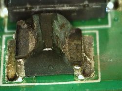 Kamera ip po burzy - spalony element, prośba o identyfikację