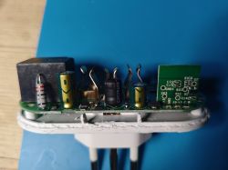 Interior of an eWelink Smart Plug Interior of an eWelink smart plug showing electronic components
