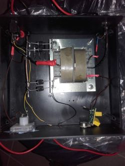 Trafo z UPS do prostownika z automatyką