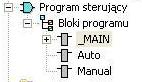 Programowanie PLC GE Fanuc VersaMax Micro dla modelu dźwigu w LAD