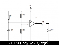 Dlaczego dioda LED świeci cały czas w układzie z diodą Zenera 11V?