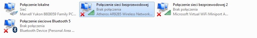 Samsung R780 64bit i3 - "brak dostępnych połączeń" Samsung R780 64bit i3 - "brak dostępnych połączeń"