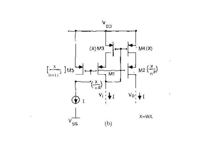 how to set the W/L ratio for wide swing current mirror using pmos ...