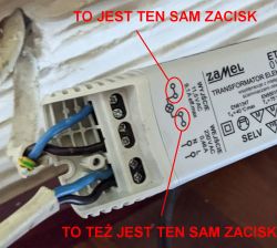 Jak prawidłowo podłączyć kable w transformatorze Zamel ETZ105?