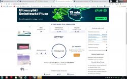 Zrzut ekranu wyników testu prędkości internetu ze strony speedtest.pl