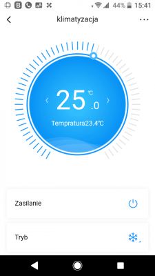 Klimatyzacja split - różnica temperatury: ustawiona 25°C, a chłodzi do 23,4°C, czy to norma?