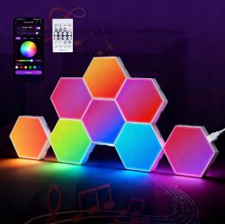Jak zbudowane są kolorowe heksagonalne panele LED sterowane przez Wi-Fi? Zmiana firmware