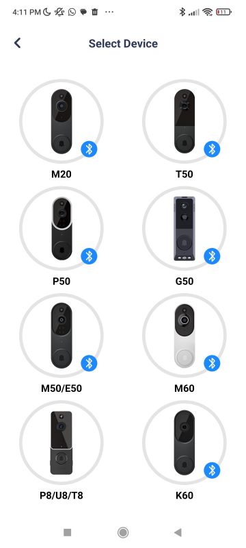 WiFi wireless video intercom - test, app and interior WiFi wireless video intercom - test, app and interior