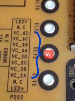 Brak reakcji podświetlenia w TV 42LV5500 - diagnoza zasilacza EAX62865401/8 V1