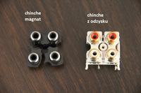 Magnat The Rock 600 - jak poprawnie podłączyć masę przy wymianie cinch?