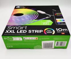 LSC Smart Connect XXL LED Strip Packaging Packaging of the LSC Smart Connect XXL LED Strip with product information printed on it.