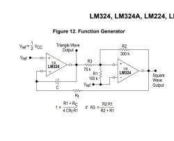 Jak zbudować multiwibrator astabilny z LM2902N z falą prostokątną 180°?