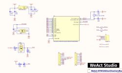 Schemat płytki rozwojowej WeAct Studio STM32 C011F6P6