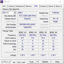 Czy mogę pod H61M-DS2 DVI podpiąć kość RAM 8GB?