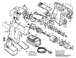 Wiertarka Bosch PSR12 VES-2 - jak złożyć rozebrany mechanizm planetarny?