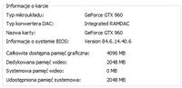 Gigabyte GeForce GTX 960 4GB - ile faktycznie posiada VRAM? Gigabyte GeForce GTX 960 4GB - ile faktycznie posiada VRAM?