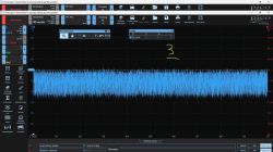 Zrzut ekranu z oprogramowania PicoScope pokazujący pomiar natężenia prądu pompy paliwa w trybie LPG.