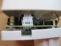 Interior of LoraTap Smart Plug Interior of LoraTap SP800WJ-EU smart plug.