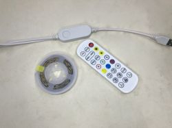 Changing the firmware of the LED bar driver, extension to include temperature and humidity sensor