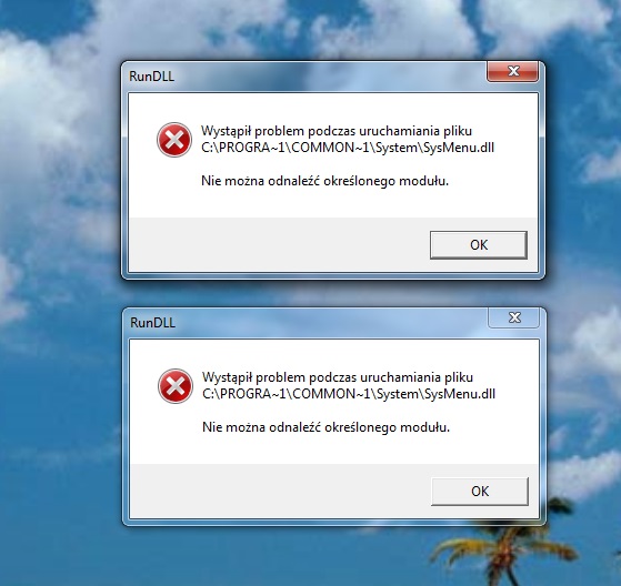 Ошибка с progra 1 common 1 system sysmenu dll