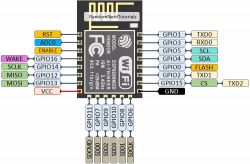 How to connect DS3231 to ESP8266 using GPIO2 and GPIO14 and using SQW?