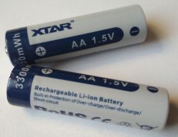 Minitest: Akumulatory Li-ion Xtar, 1,5V