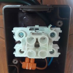Connecting Cable from House to Gazebo: Socket to Switch to LED Lighting Installation
