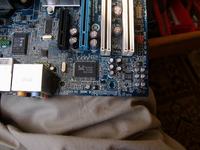 Gigabyte ga-ma69vm uszkodzony 1 kanał w karcie dźwiękowej.