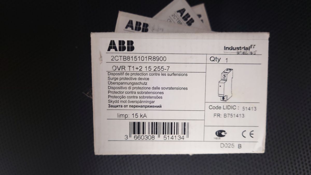 [Sprzedam] Sprzedam 4 sztuki przepięciówek ABB OVR T1+2 15 255 7 - Cena ...