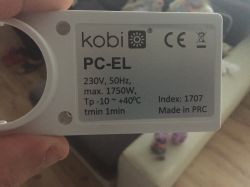 Kobi PC-EL 1707 - brak sterowania przekaźnikiem, niskie napięcie 5V