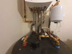 Termet Ecocondens Error E04 and completing the central heating installation