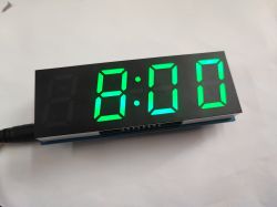 Self-assembly kit LED clock CAI-201 STC8G1K17 + DS1302 with housing