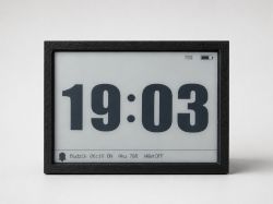Zegar NTP na Waveshare ESP32-S3 4.2" RLCD - open source z RTC, MP3, WWW i oszczędzaniem energii