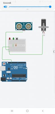 Pierwszy projekt na Arduino: sterowanie serwem, czujnikiem zbliżeniowym i diodami