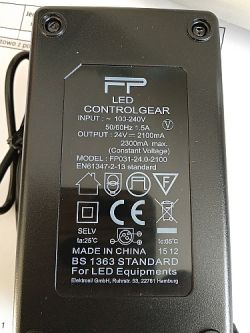 Jakie zasilanie i statecznik do Dennerle Trocal LED 80cm, 42W?
