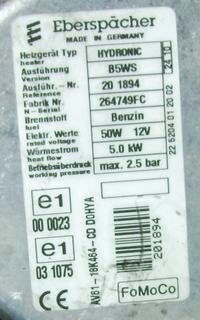 Eberspacher B5W/B5WS - podłączenie wtyku 6 pin z Ford Focus III 2012 do innego auta