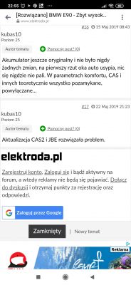 BMW 320d e91 - zwiększony pobór prądu, CAS, bezp f51 + przek 30g