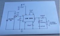 Brak kondensatora 1nF w wzmacniaczu na LM386 - jak podłączyć potencjometr?
