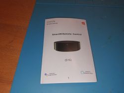 SmartIR Remote Control (S16) manual on a blue background.