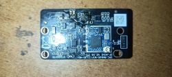 Uszkodzony sterownik kamery z wypalonym układem na płytce PCB