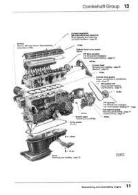 Schemat ustawienia zapłonu VW LT 35 1986, silnik 2.4D 6-cylindrowy