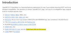 Screenshot of the Introduction section on a page related to OpenBK7231T/OpenBeken.