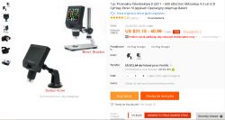 PACHMET G600 Microscope with 4,3 "LCD - made in china - Test / Review / Des