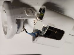 Opened 16A plug module with visible electronic components.