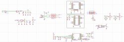 Module Connection Schematic with ESP32 and Power Supply Circuit schematic with ESP32 module and power supply.