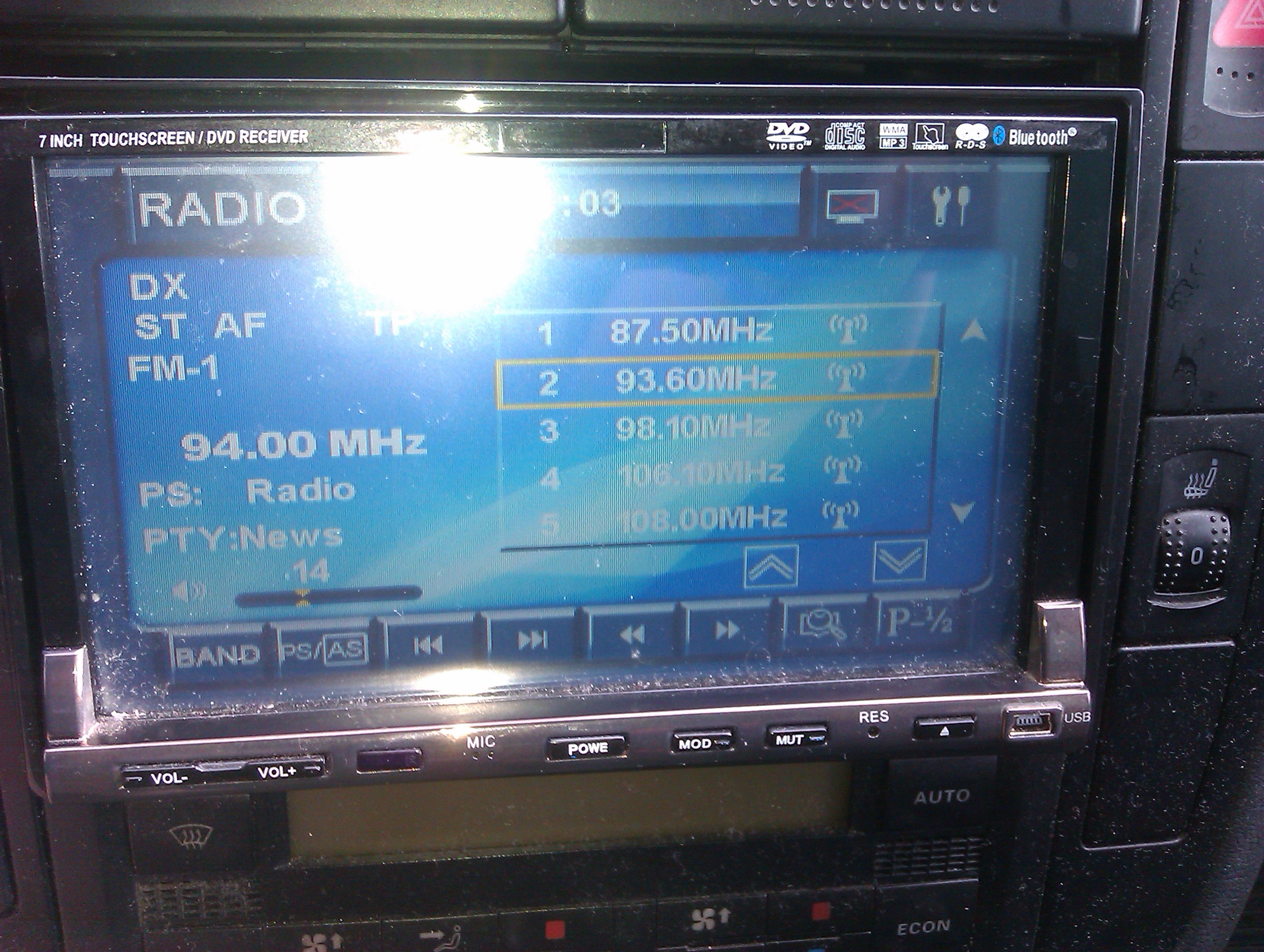Radio na systemie win ce 5.0 a GPSodblokowanie 5