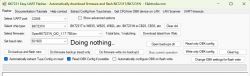 Screenshot of the BK7231 Easy UART Flasher program used for automatically downloading and flashing firmware.