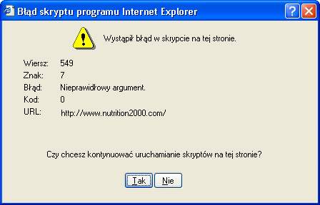 Windows XP dziwne zachowanie się Iinternet Explorer 6.0