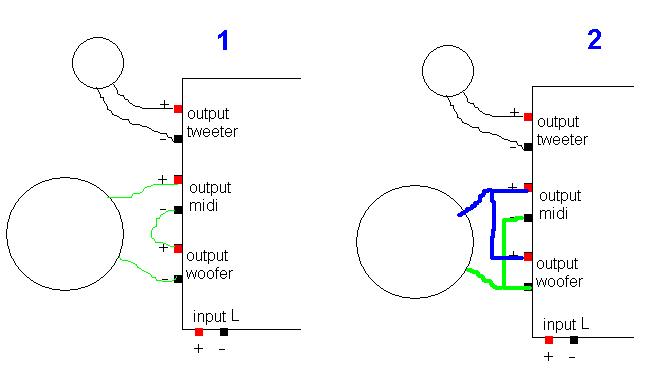 trójdrożna zwrotnica a dwa głośniki