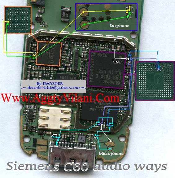 Siemens C60 - rwący dźwięk dzwonków, podejrzenie uszkodzenia wzmacniacza audio